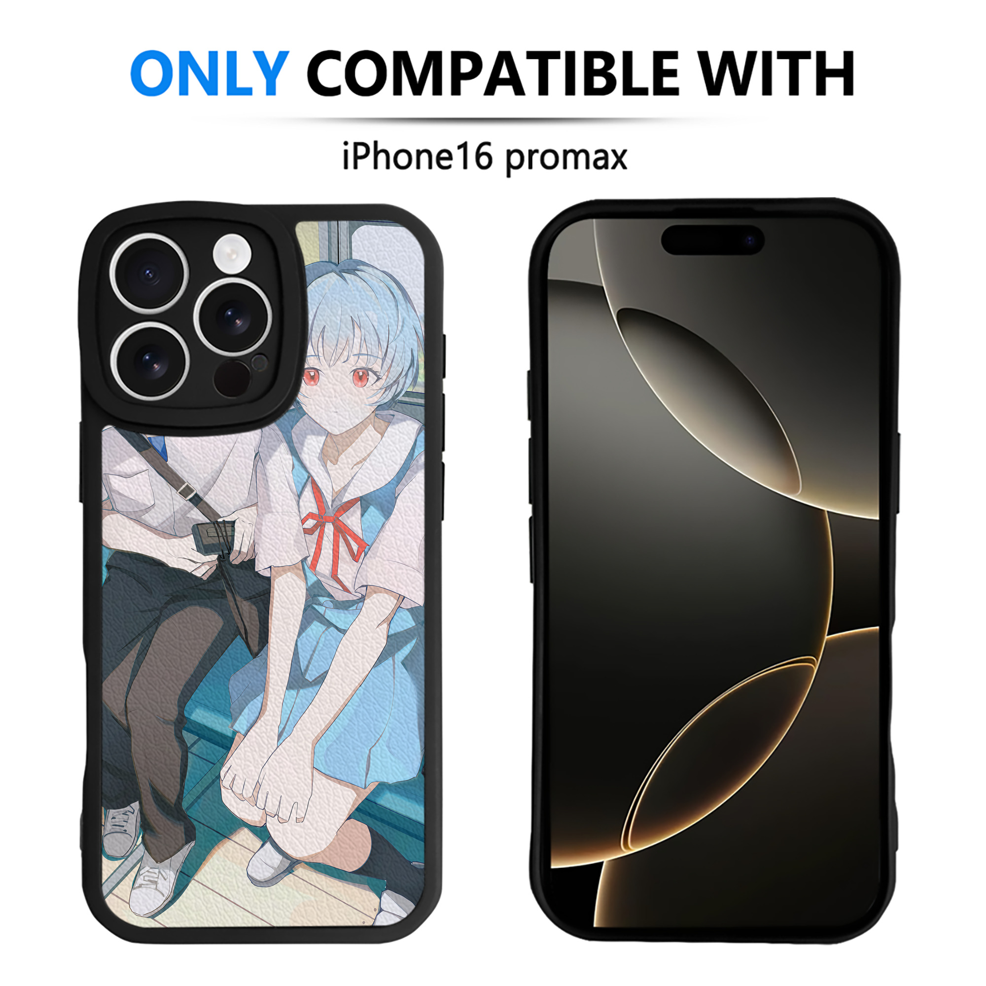 （画像用） EVA 新世紀エヴァンゲリオン 【iPhone 16シリーズ対応】シリコンスマホケース（レザー調） 材質：シリコン